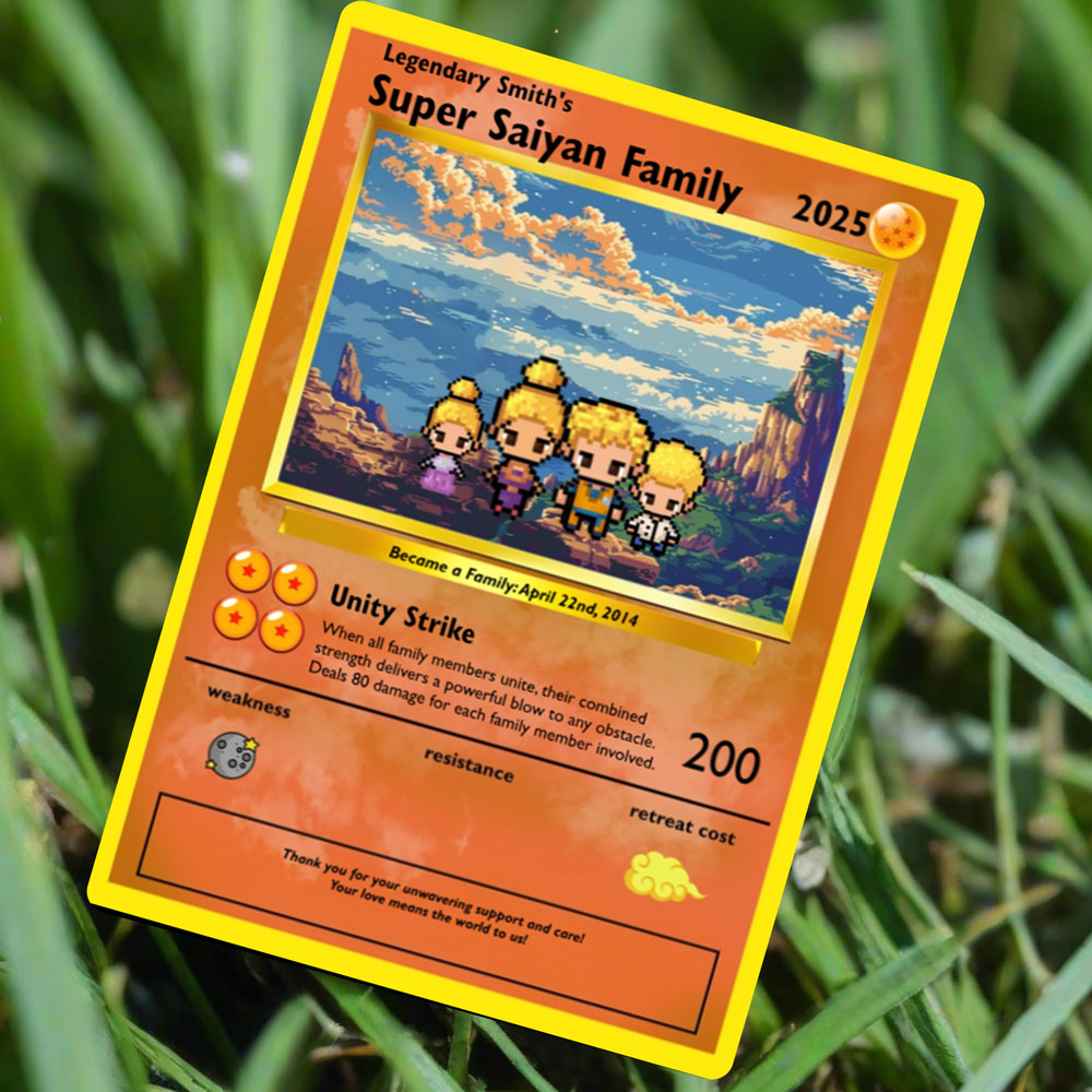 Super Saiyan Family Card - Build Your Own