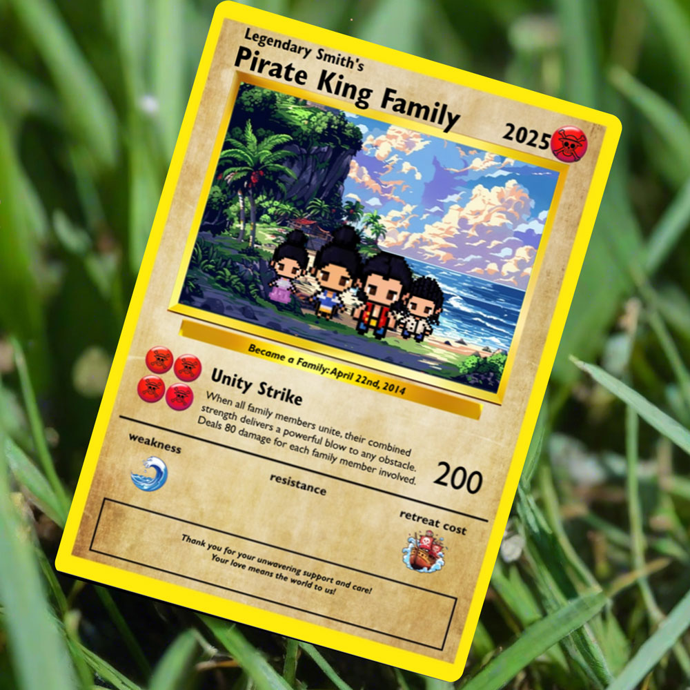 Construisez votre propre carte de famille Pirate King