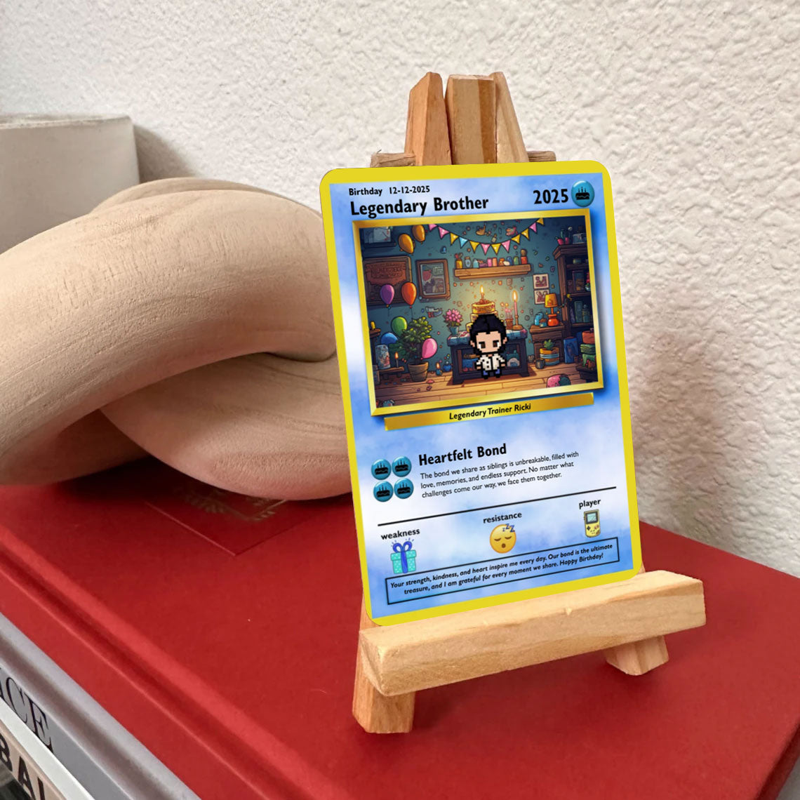 Construisez votre propre carte d'anniversaire frère