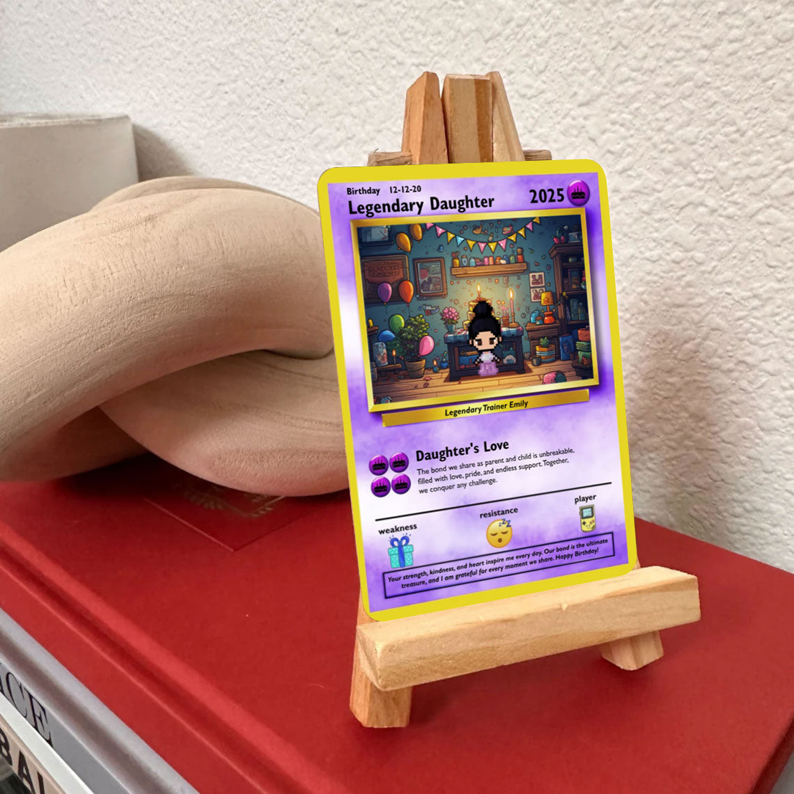 Construisez votre propre carte d'anniversaire de fille