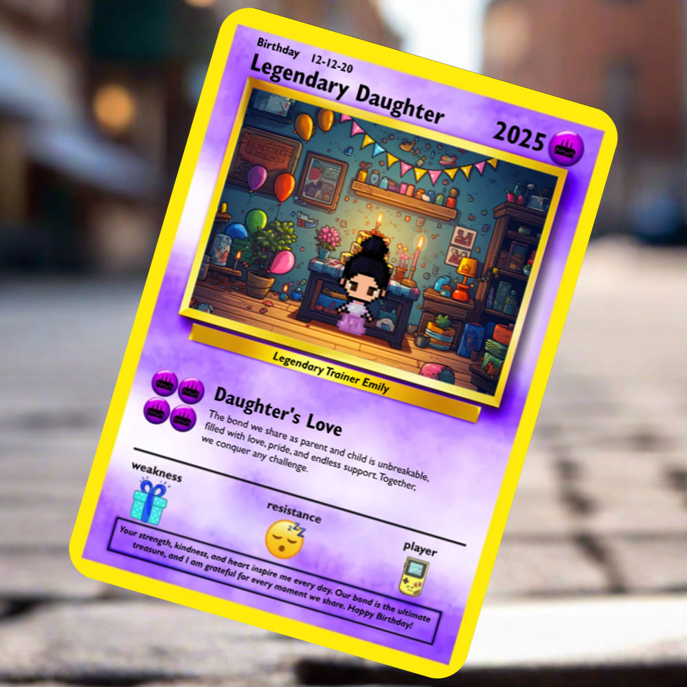 Daughter Birthday Card - Build Your Own