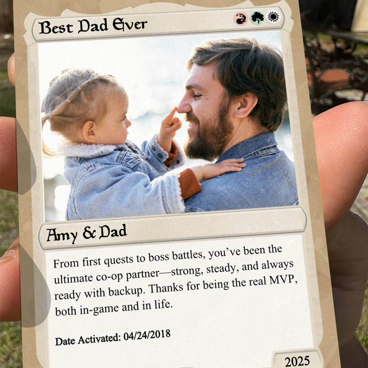 Love The Gathering Father's day Card - Photo