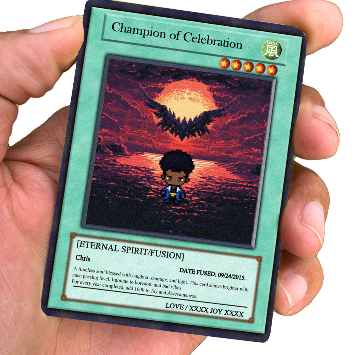 Yu-gi Love birthday Card - Build Your Own