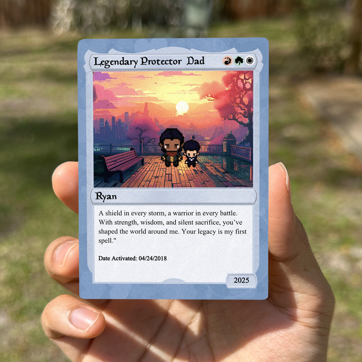 Love The Gathering For Dad Card - Build Your Own