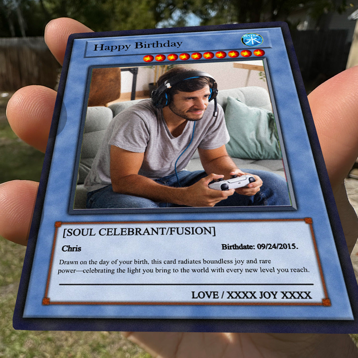 Yu-Gi-Love Birthday Card - Photo