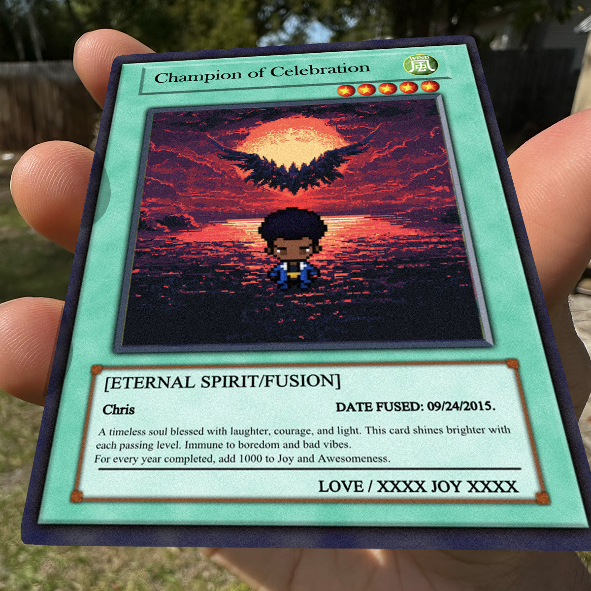 Yu-gi Love birthday Card - Build Your Own