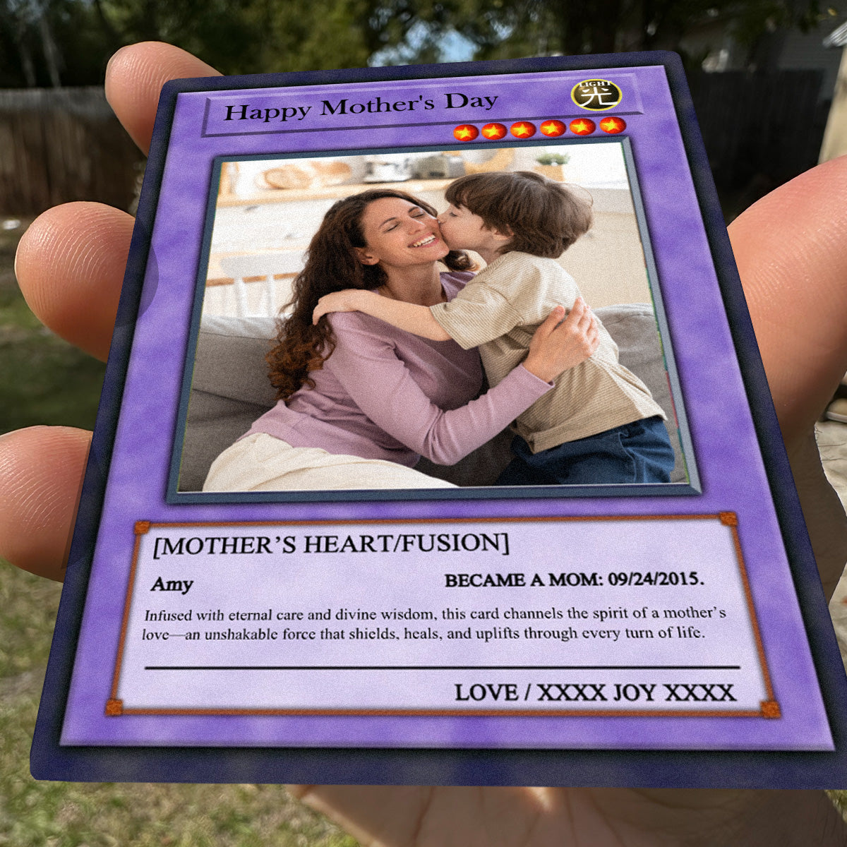 Yu-Gi-Love Mother's Day Card - Photo