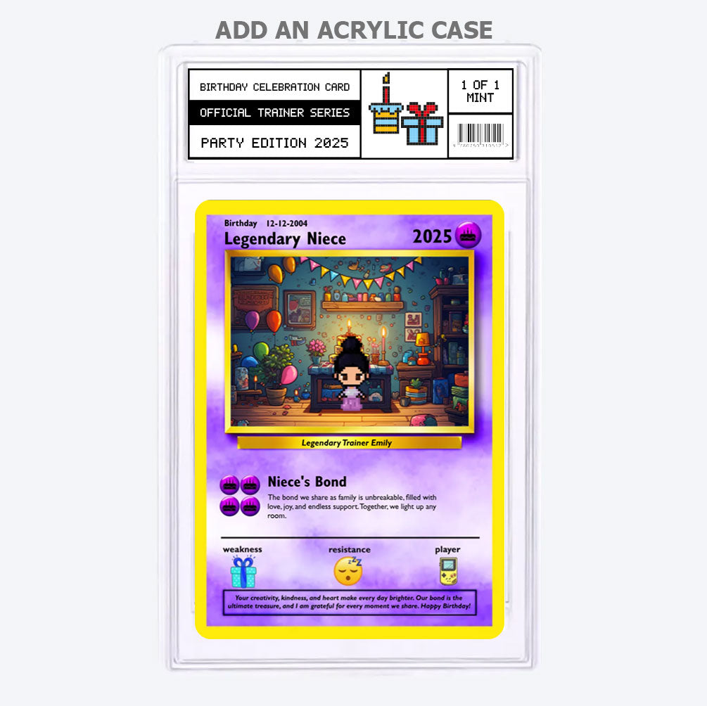 Construisez votre propre carte d'anniversaire de nièce