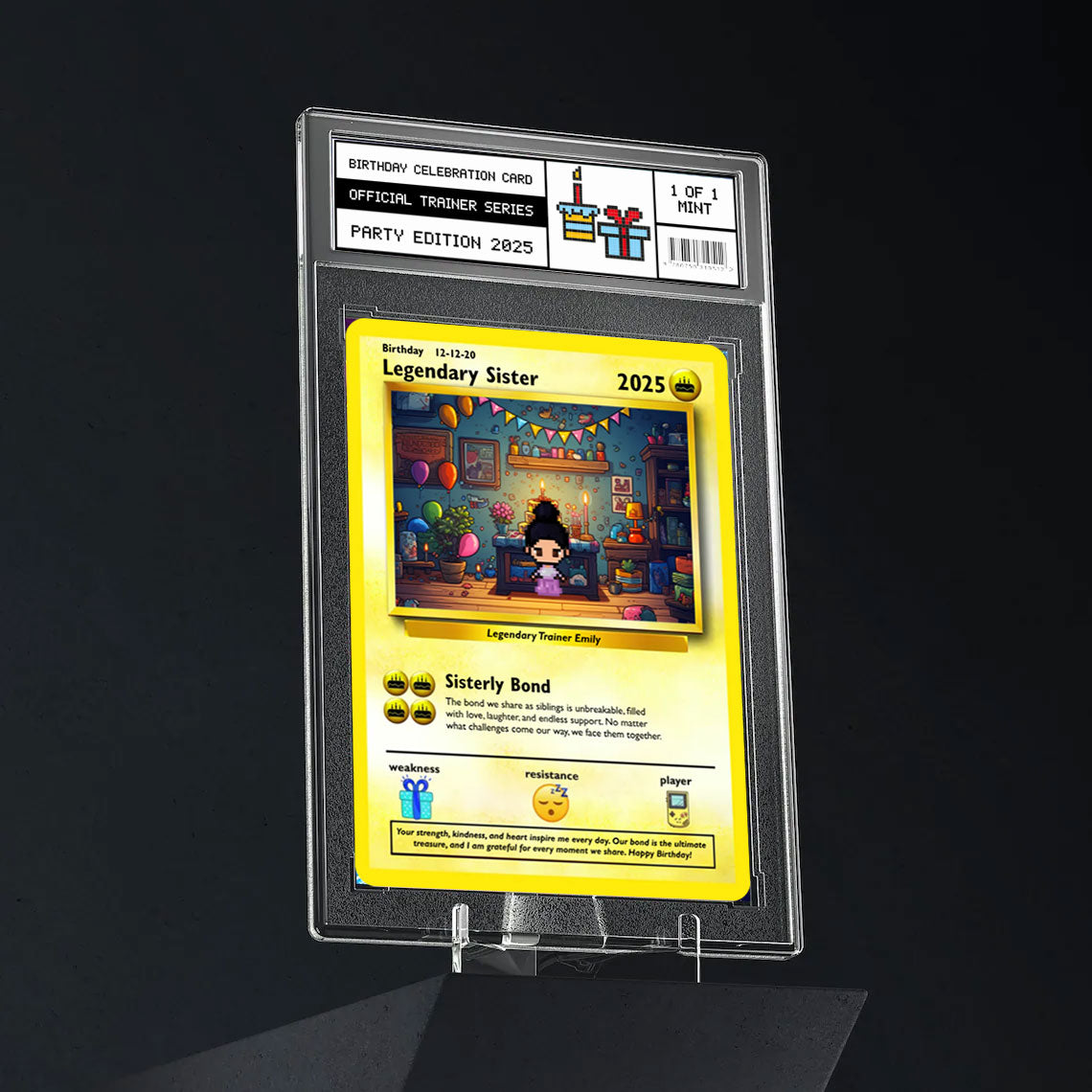 Sister Birthday Card - Build Your Own