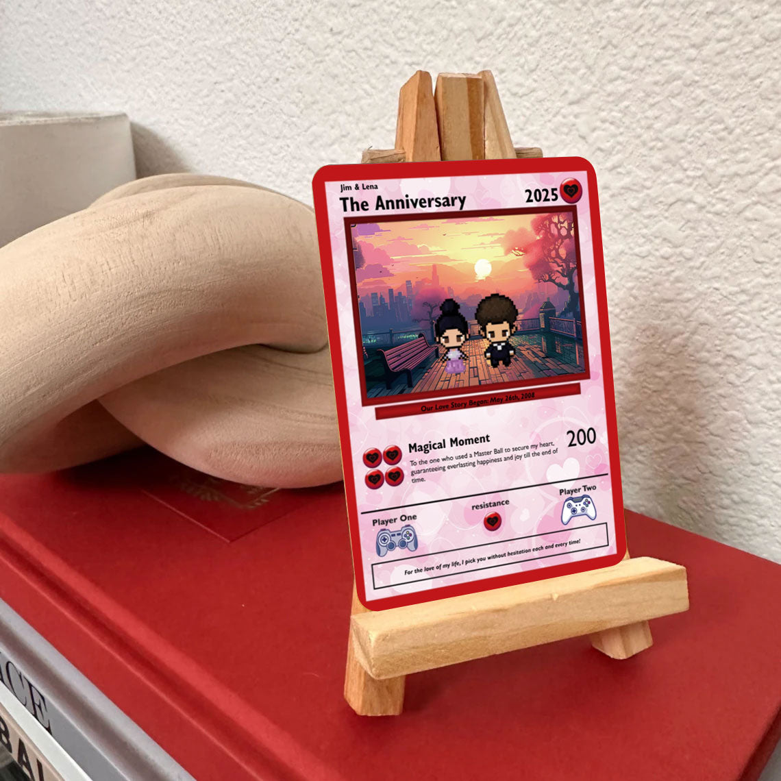 Construisez votre propre carte de couples / anniversaire