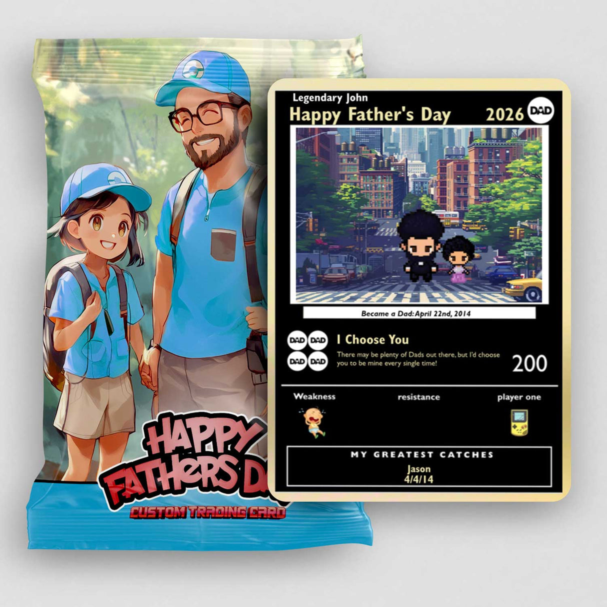 Construisez votre propre carte Dad Limited Gold Edition
