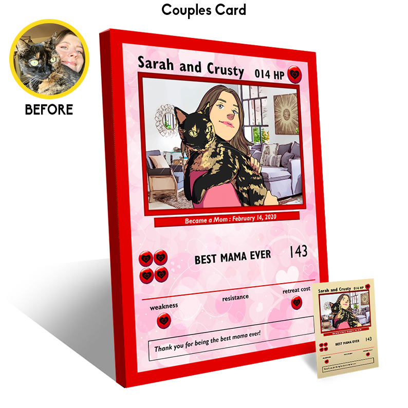 Carte V-Day édition tirée à la main en édition limitée