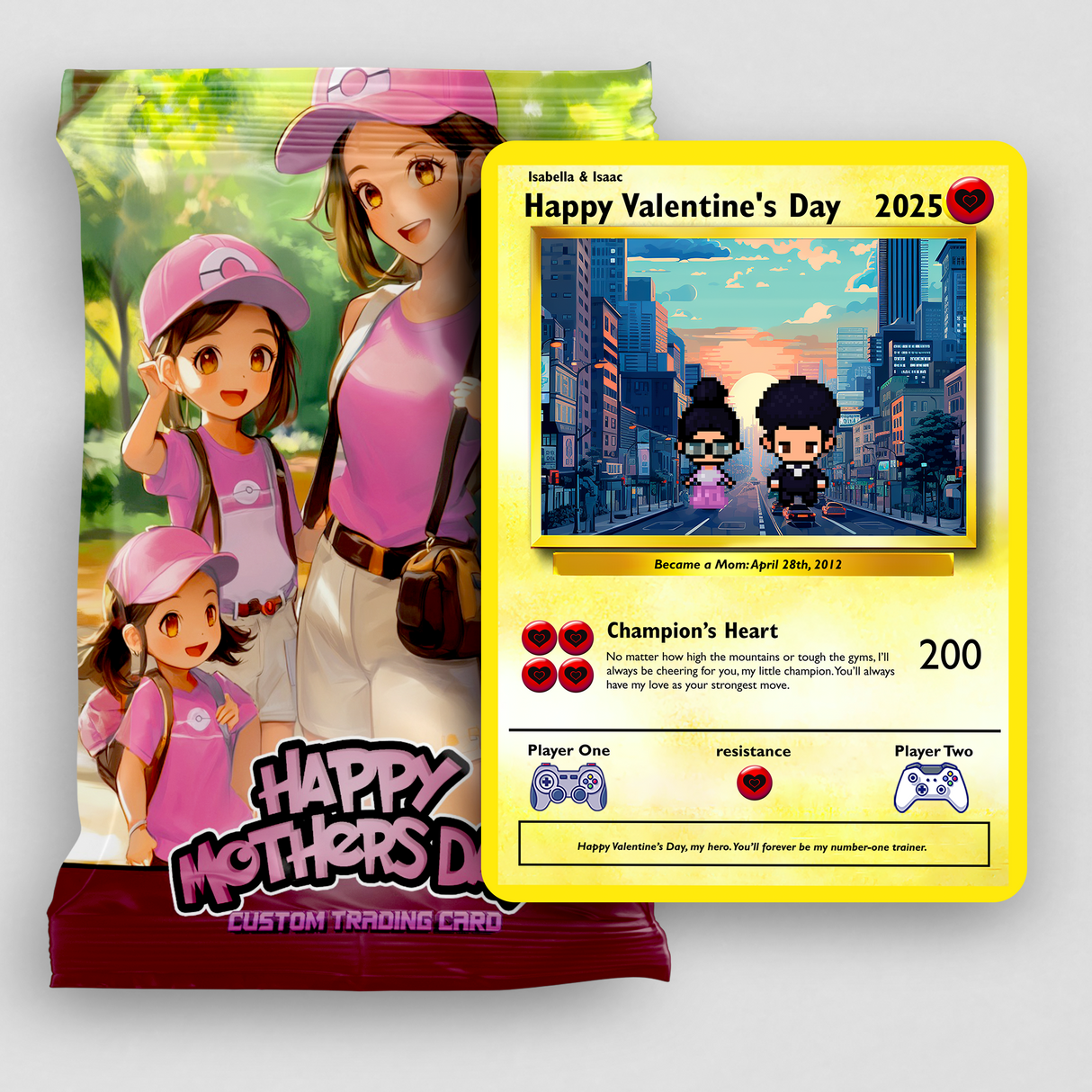 Mom to Son Card - Build Your Own