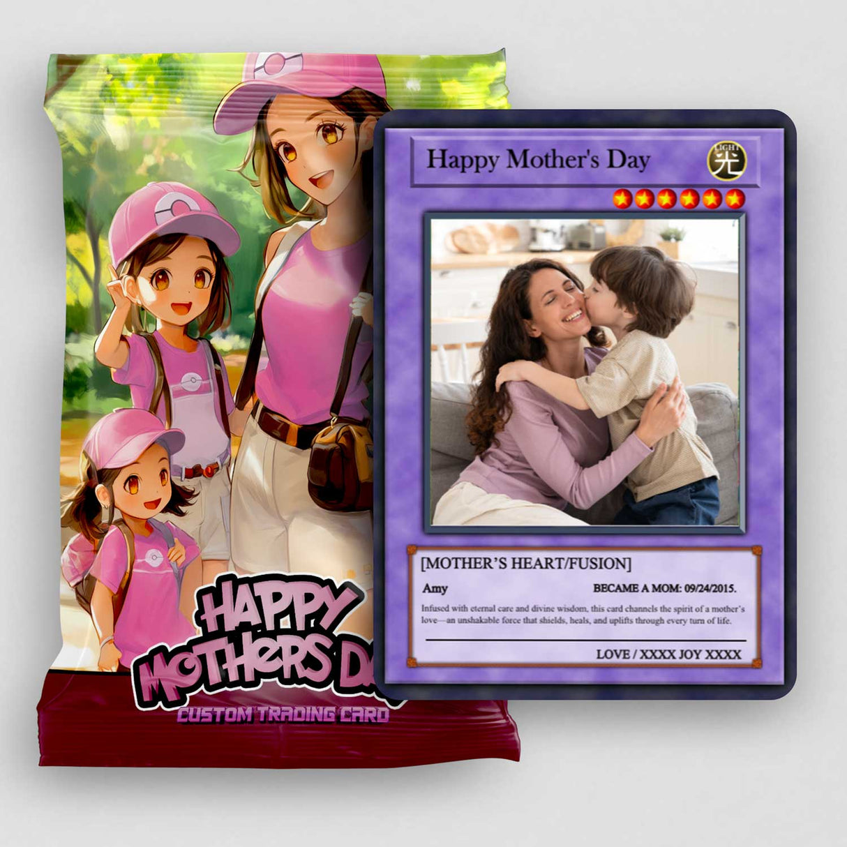 Yu-Gi-Love Mother's Day Card - Photo