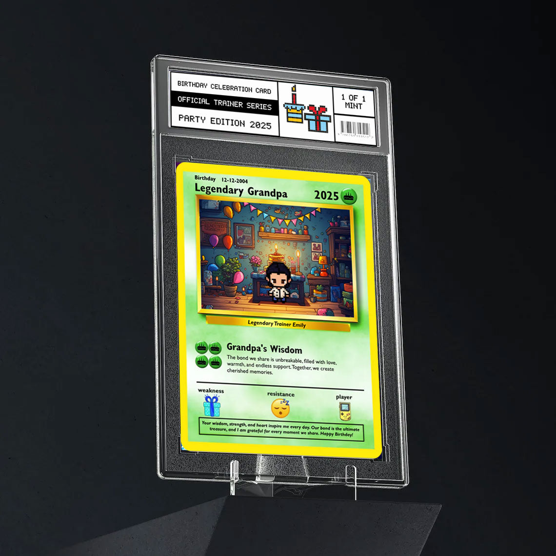 Construisez votre propre carte d'anniversaire de grand-père