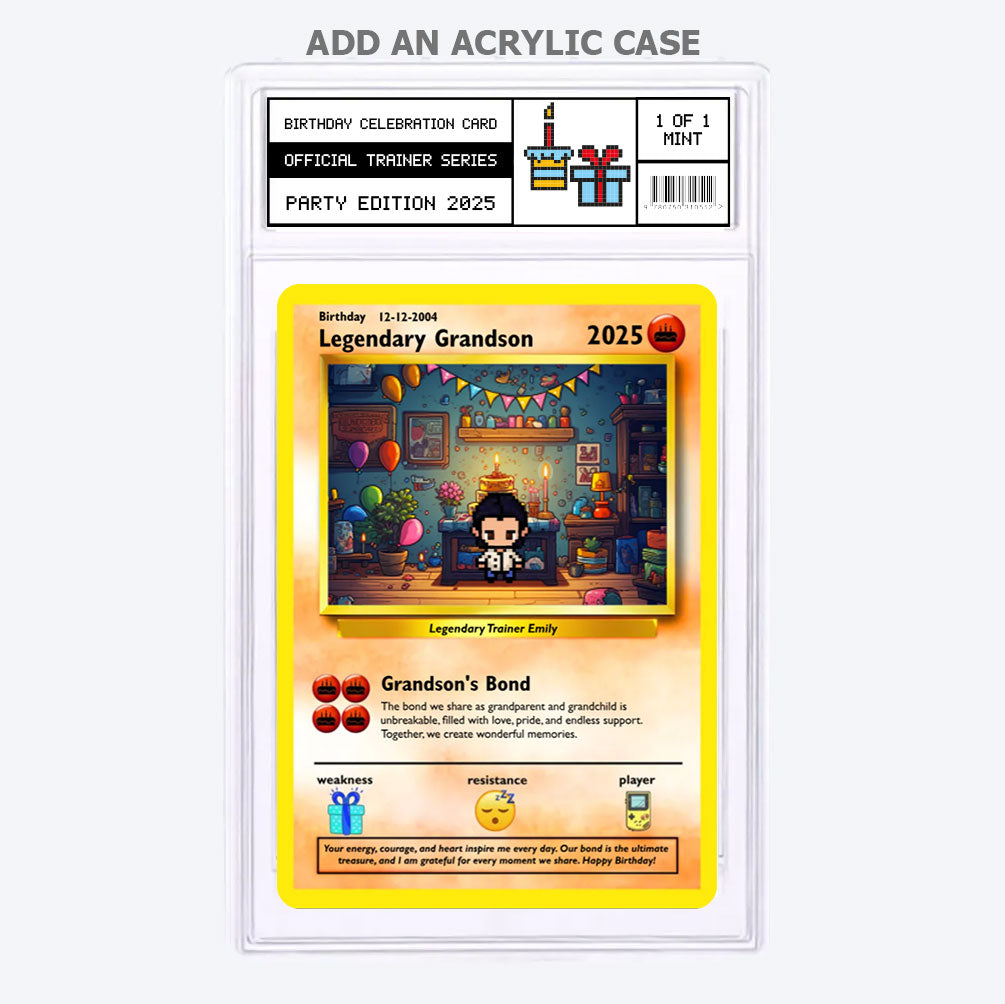 Construisez votre propre carte d'anniversaire de petit-fils