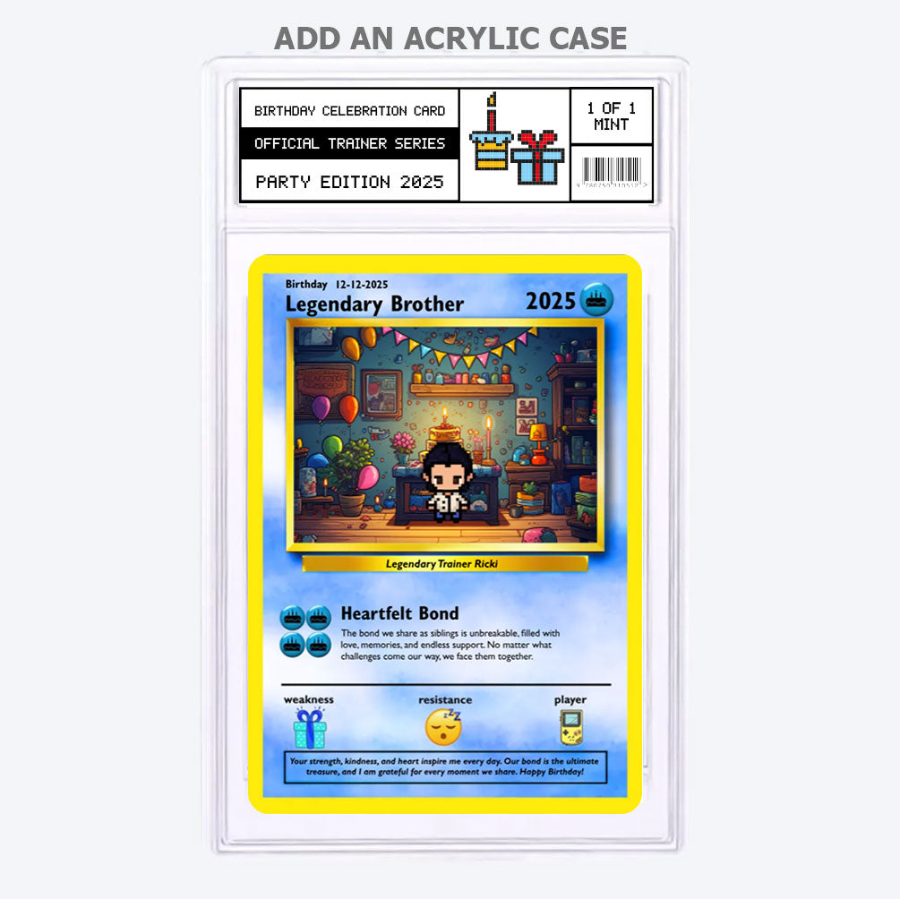 Construisez votre propre carte d'anniversaire frère