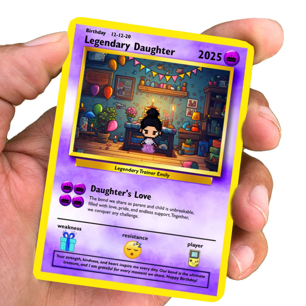 Construisez votre propre carte d'anniversaire de fille