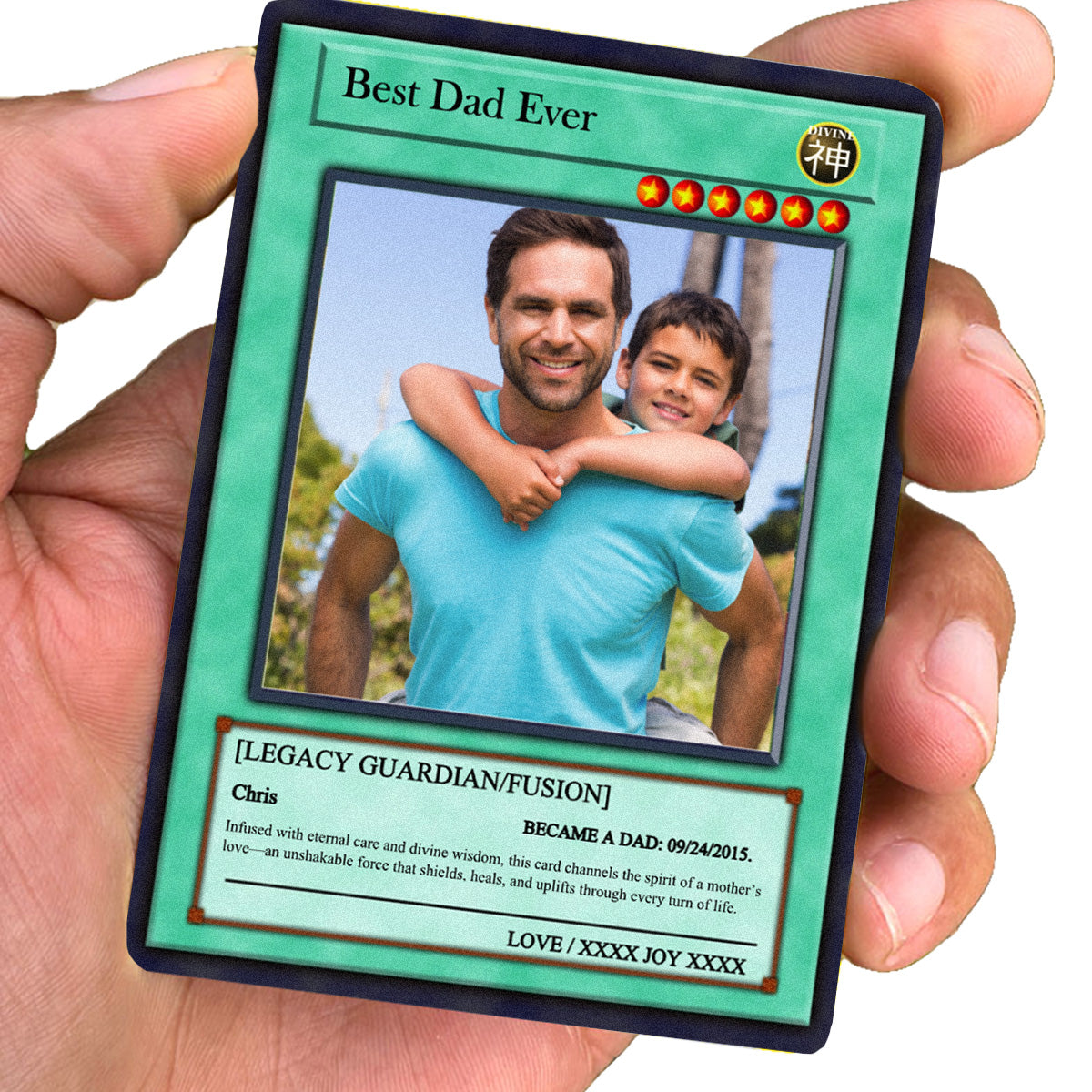 Yu-Gi-Love Father's Day Card  - Photo