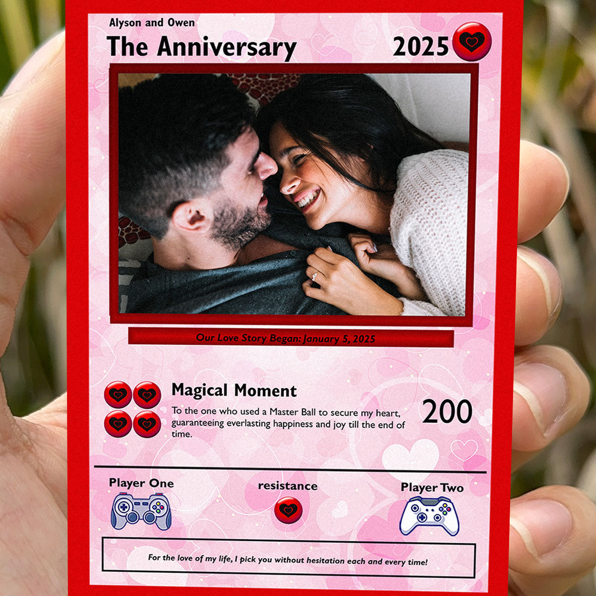 Anniversary Card - Build Your Custom Photo