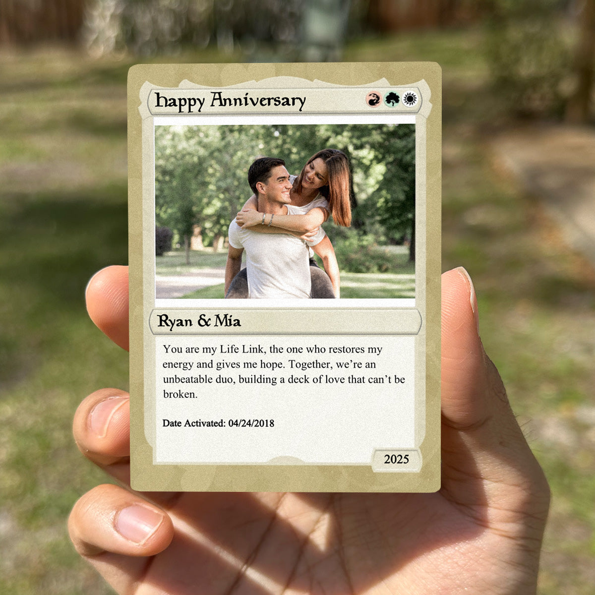 Love The Gathering Anniversary Card  - Photo