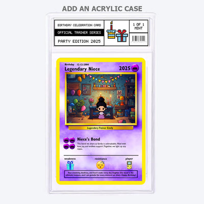 Construisez votre propre carte d'anniversaire de nièce