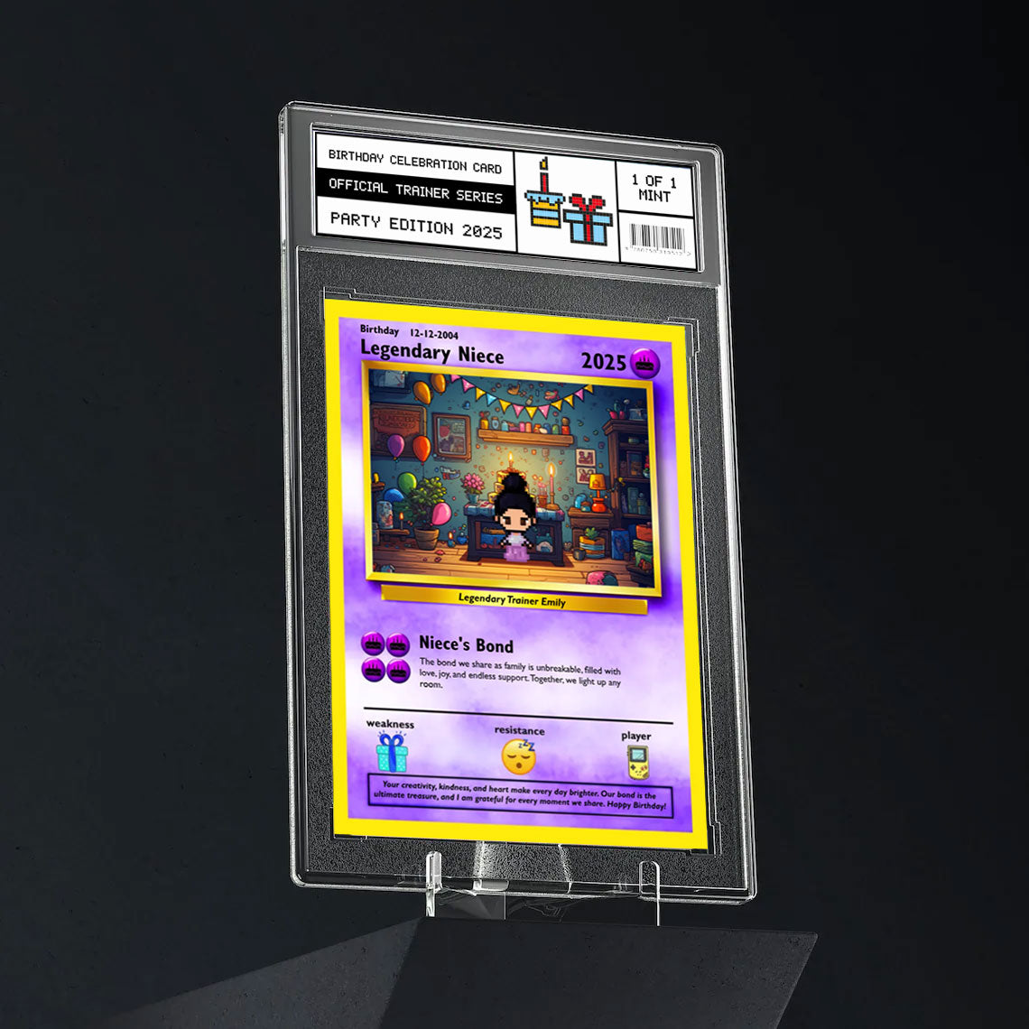 Construisez votre propre carte d'anniversaire de nièce