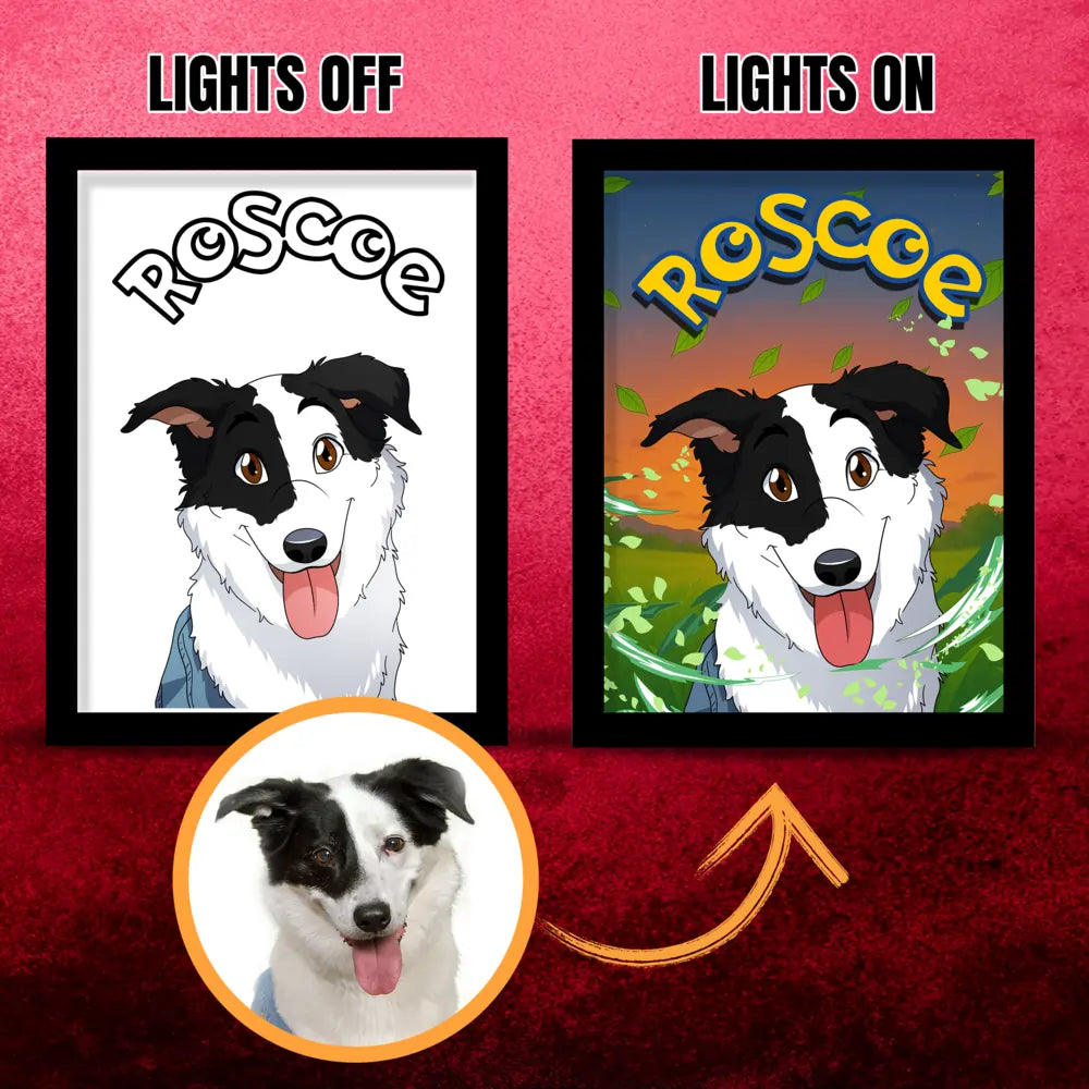 Custom PokePet Light Box Art