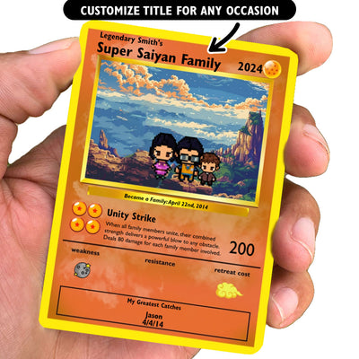 Construisez votre propre carte de famille Super Saiyan