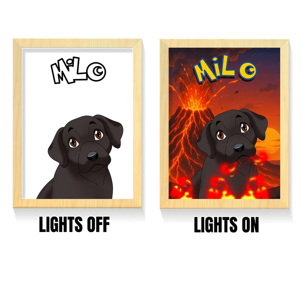 Custom PokePet Light Box Art