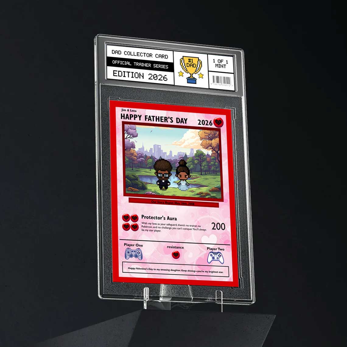 Carte papa à fille - Construisez la vôtre