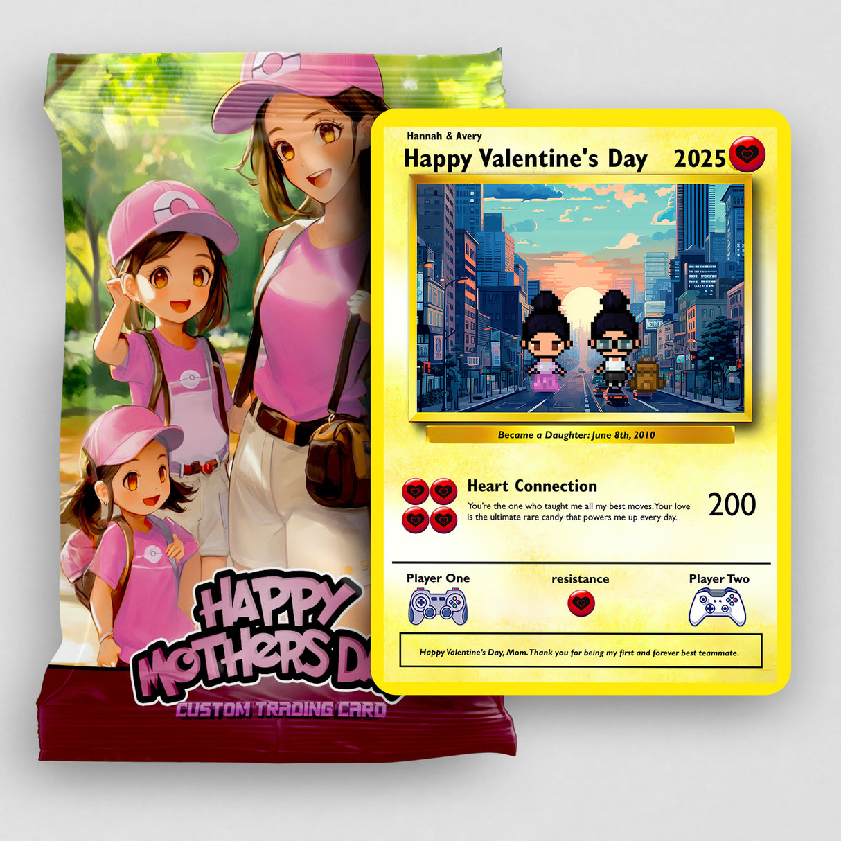 Carte fille à maman - Construisez la vôtre