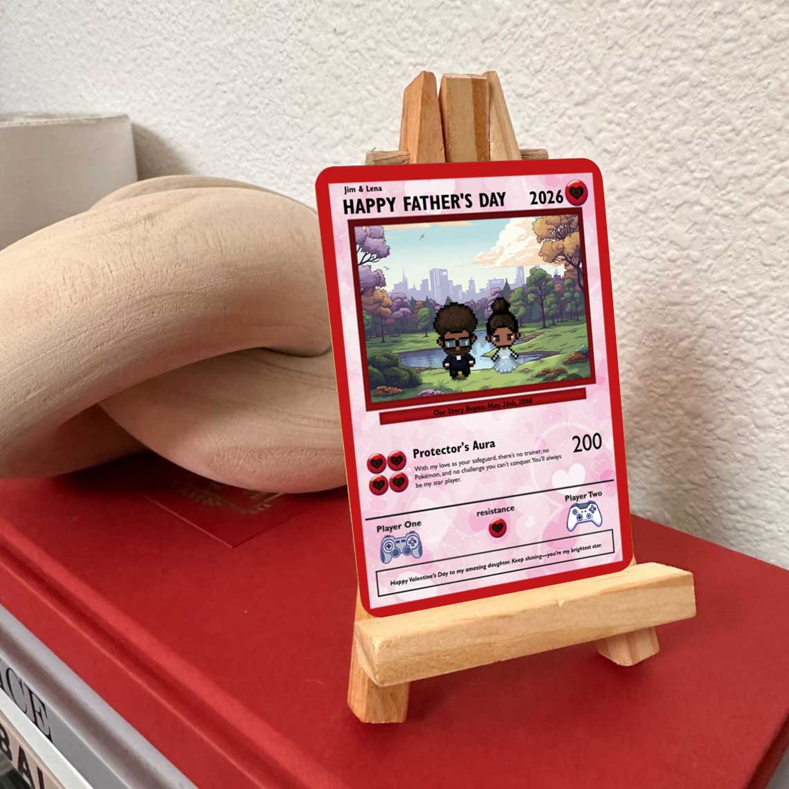 Carte papa à fille - Construisez la vôtre