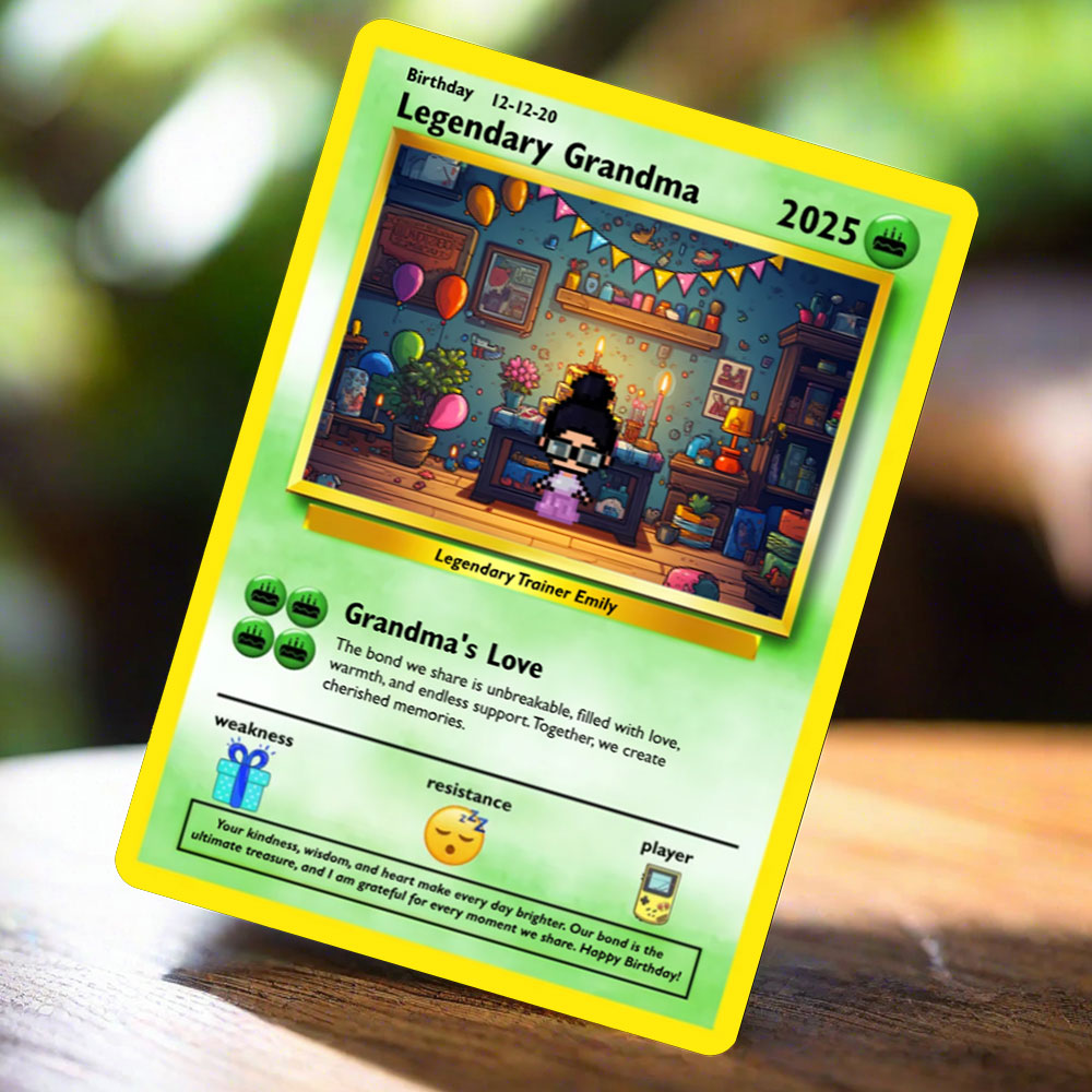Construisez votre propre carte d'anniversaire de grand-mère