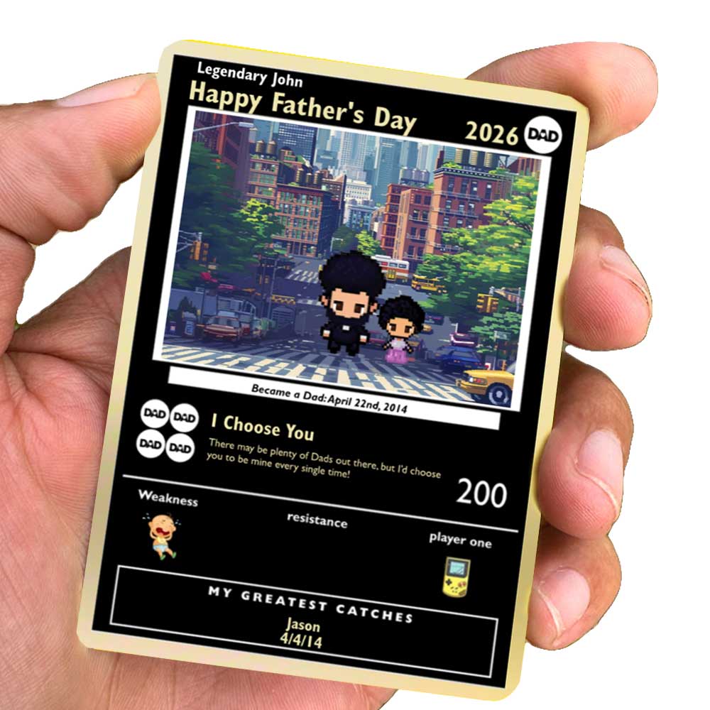 Construisez votre propre carte Dad Limited Gold Edition