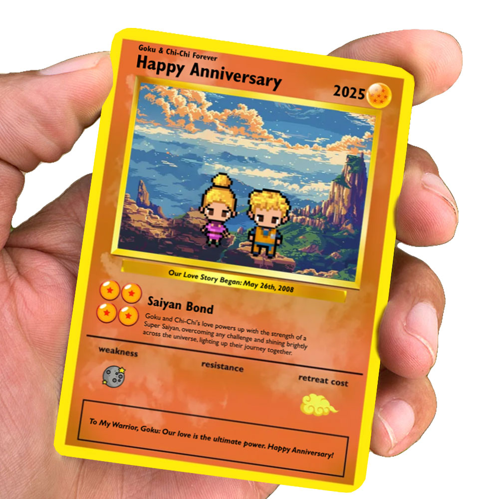 Construisez votre propre carte d'amour Super Saiyan