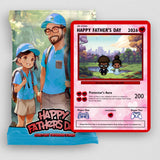 Carte papa à fille - Construisez la vôtre