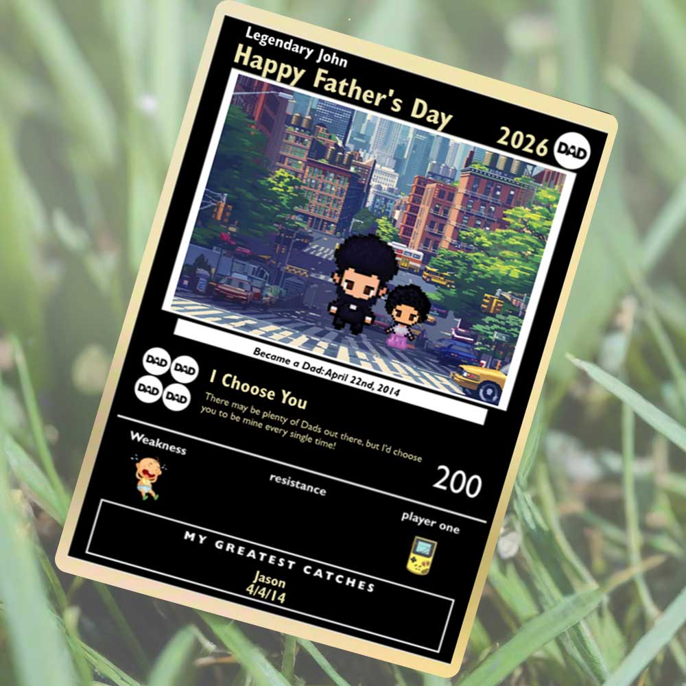 Construisez votre propre carte Dad Limited Gold Edition