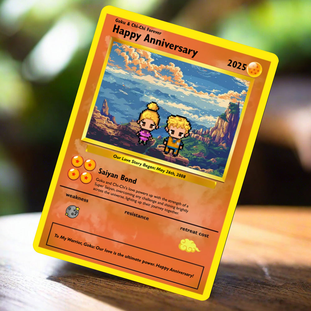 Construisez votre propre carte d'amour Super Saiyan