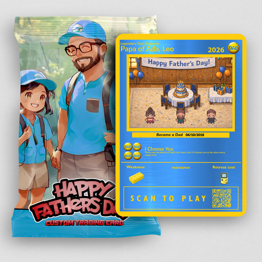 Card with booster